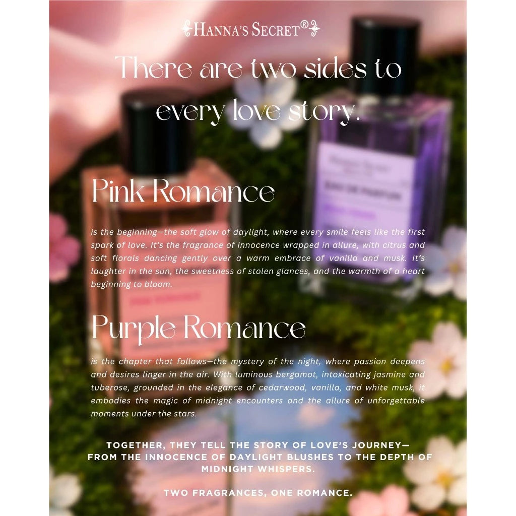 Hanna’s Secret Romance -PINK ROMACE - Perfumes For Women 100ml Eau de Parfum