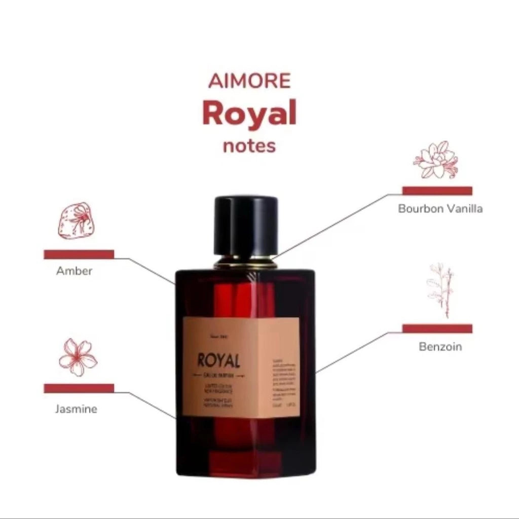 HANNA'S SECRET -  ROYAL -   SINCE2000 EAU DE PARFUM POUR HOMME LIMITED EDITION NEW FRAGRANCE 100ml vapor