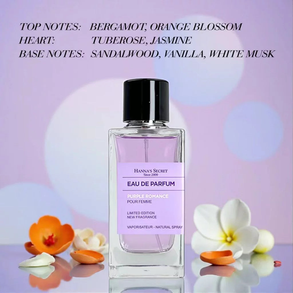 Hanna’s Secret Romance -PURPLE ROMACE - Perfumes For Women 100ml Eau de Parfum